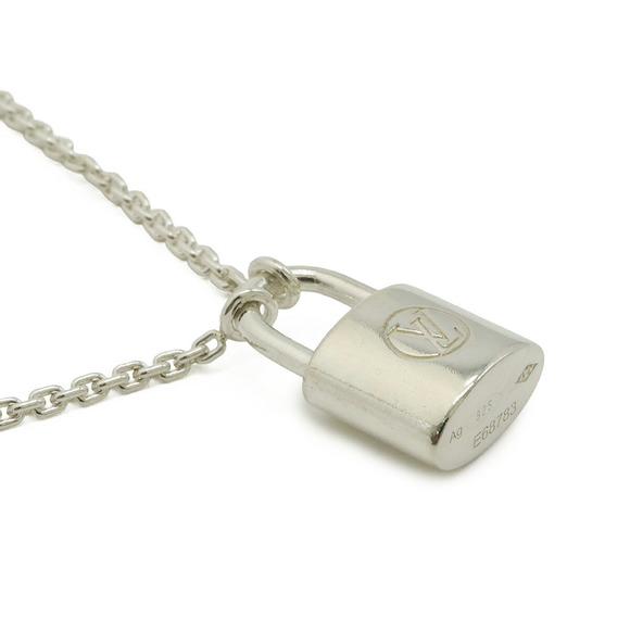 LOUIS VUITTON Louis Vuitton Pendant Silver Lockit UNICEF Necklace Ag925 Q93559 - Picture 4 of 8